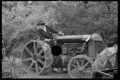 0101_Commissioner Allen operating Fordson tractor, Berwyn