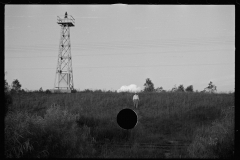 0604_Aerial structure , probably Plaquemines Parish