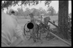 0807_Sharecropper's yard , Hale County , Alabama