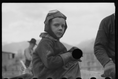 0951_Young person on sheep farm   Ravalli County , Montana