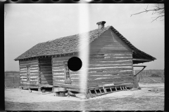 1454_Settler's  wooden dwelling, probably Tennessee