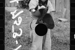 1497_ Small child with her cat , New Hampshire