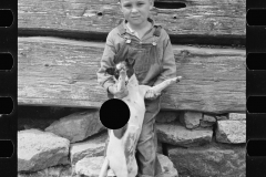 01601_Unknown child with pet dog 