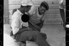 1856_Black-Americans  playing dice  , Chesapeake Bay 