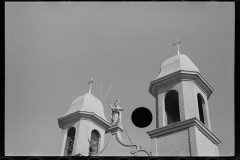 1905_ Bell towers of Our Lady of Good Voyage Church,  Gloucester 