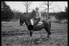 2193_Forester on horseback , Wilson Forest near Lebanon, Tennessee