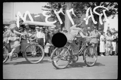 2310_Ladies on bicycles on parade, the fair, Albany, Vermont.