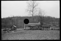 2467_Rehabilitation client's  house (shack ) and  yard, Jackson County