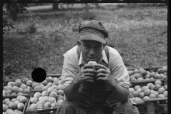 2674_A Florida orange picker. probably a  migrant worker. Polk County