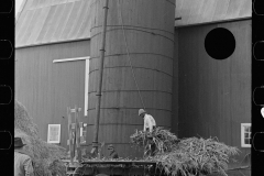 2863_ Barn and silo on Anton Weber's farm, Tompkins County, New York State