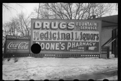 2964_Doone's Pharmacy ad sign