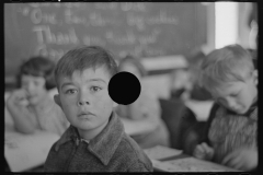 3044_Pupils in rural school. Williams County, North Dakota