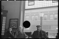 3046_Men in the lobby of the Great Northern Hotel, Williston