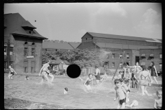 3158_Homemade swimming pool built by steelworkers for their children, Pittsburgh, Pennsylvania