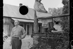 3262_Resting in front of general store, Blankenship, Martin County, Indiana