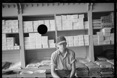 3437_Farm boy in the cooperative store at Irwinville Farms, Georgia