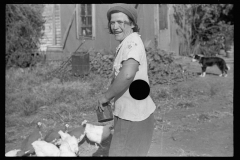 3463_ Woman  who operates large farm , Coffey County, Kansas