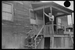 3572_ Coal miner having  returned  from work.  Chaplin, West Virginia