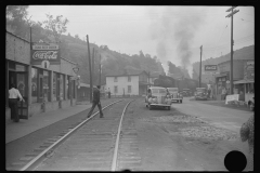 3616_ A  train hauling coal passing through Osage