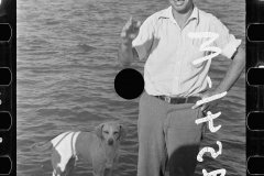 1852_Man with  dog , Chesapeake Bay