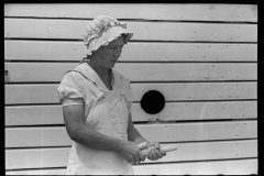 2023_Wife probably with harvested corn from  domestic plot , Wabash Farms ,