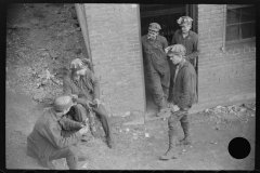 3838_Coal miners waiting for next shift, Caples