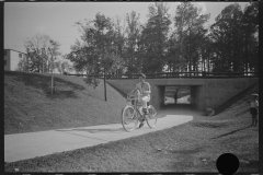 3904_ Cycling  along  the underpass , Greenbelt , Maryland