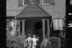 0318_Children on front path of up-market Housing Washington D.C.