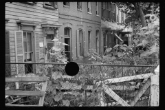 0330_Fenced off fronts of sub-standard housing , Washington D.C.