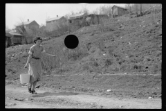 0538_Woman fetching water ,  Kempton , West Virginia