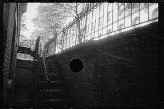 0668_ Stairway from street to basement dwelling, probably Washington D.C.