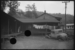 0718_Miner's houses ,  abandoned car, Scotts run, West Virginia