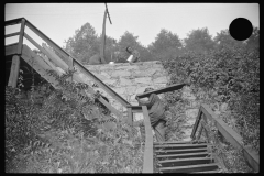 0974_Miners going on shift with lunch cans , Caples , West Virginia