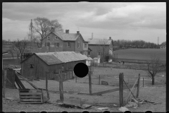 1226_Large homestead with fenced outbuildings ,  unknown location