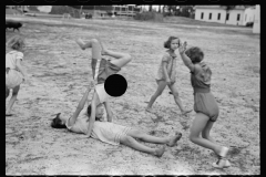 01554_Children in the school play area , possibly supervised gym .