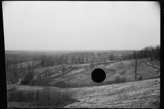 01574_farming land with adjacent major soil erosion , possibly Tennessee