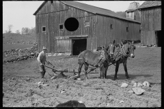 1788_Traditional farming methods , traditional farm , Possibly Vermont