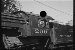 1919_Engineer aboard  Western Railroad 209 , Hagerstown Maryland