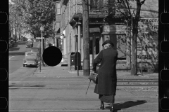 1932_Lady crossing the street , Hagerstown Maryland