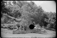 1996_Traditional House with fencing , probably  Martin County , Indiana