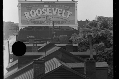 2041_Steel worker's housing , large Hotel hoarding , Pittsburgh.