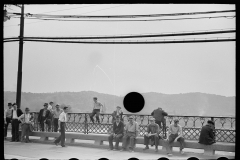 2042_Workers  on a break, bridge in Pittsburgh ,Pennsylvania