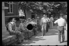 2084_Established 'Loafers' wall' , outside the Court-house, Batesville, Arkansas