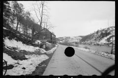 2159_Appalachian Mountains with good road and possibly the Kanawha river.