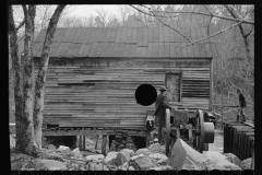 2170_Cider maker, with his press, Crabtree Recreational Demonstration Area  , North Carolina