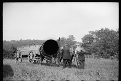 2292_Going to the fair , arriving by wagon,   Albany, Vermont.