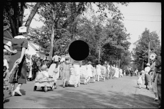2305_Family parade,  the fair, Albany, Vermont.