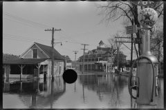 2318_Naples Casino during 1936 flood, Sebago Lake, Maine