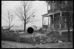 2337_Flood debris in yard of resettlement client.  Hatfield, Massachusetts