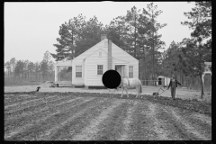 2397_Probably  first ploughing of land , Homestead,  Briar Patch Project, Eatonton, Georgia.